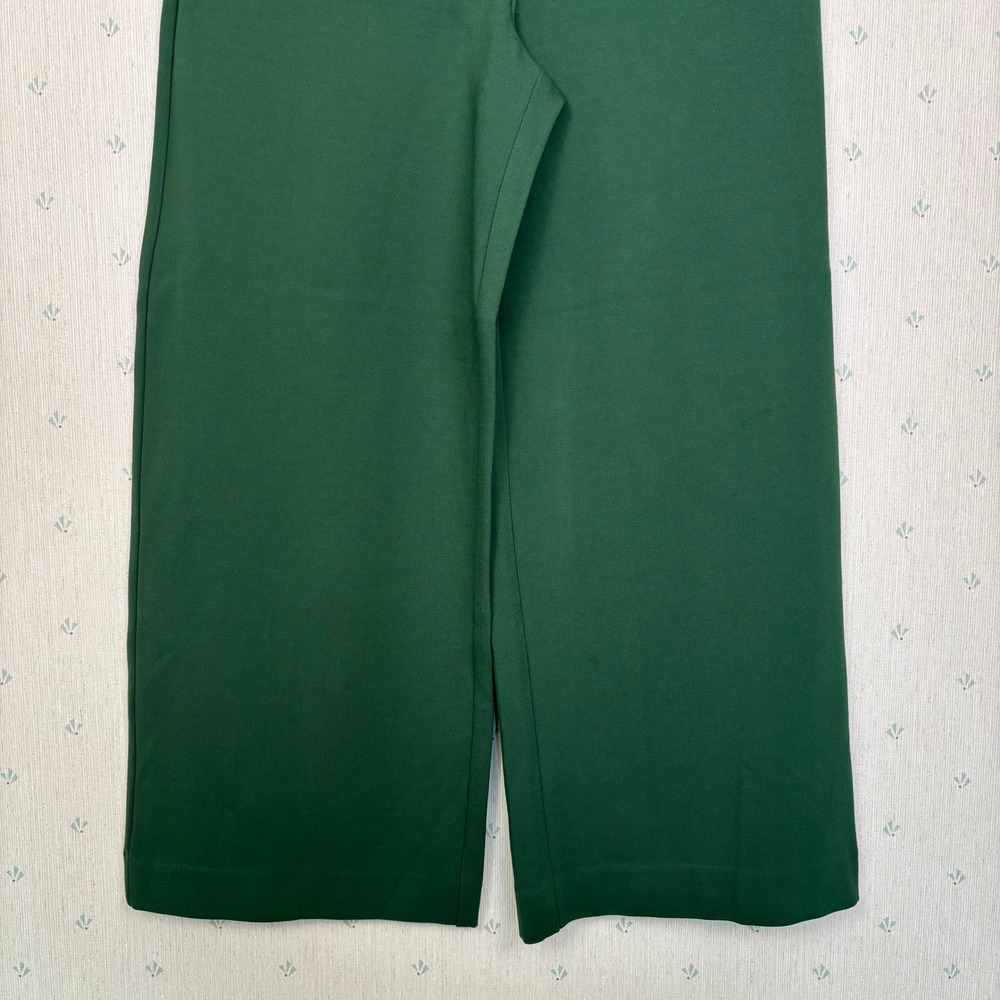 NWOT Boden Belgravia Ponte Crop Trousers 6P Hunter Green Preppy Office Travel - Picture 7 of 15